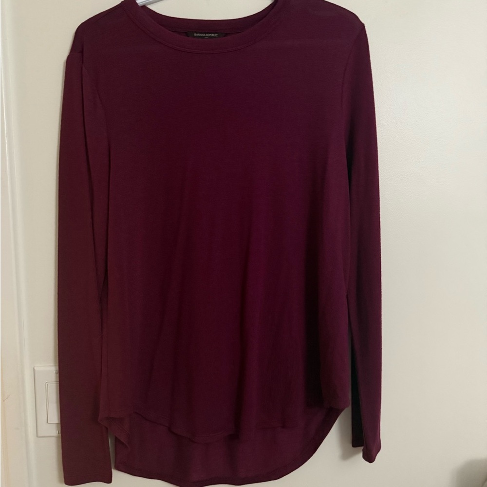 Banana Republic Deep Burgundy Sweatshirt